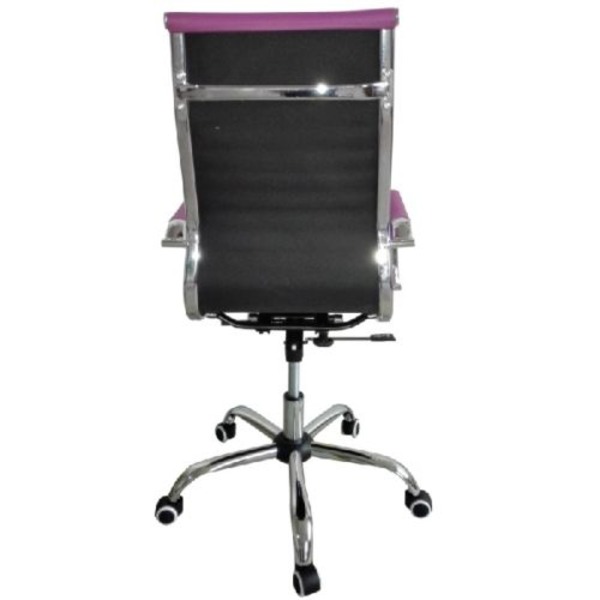 Office Chairs Eames Style High Back Ribbed Executive Computer Office Chair Purple · Chairs Warehouse