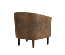 Camden Leather Air Suede Tub Chair Brown